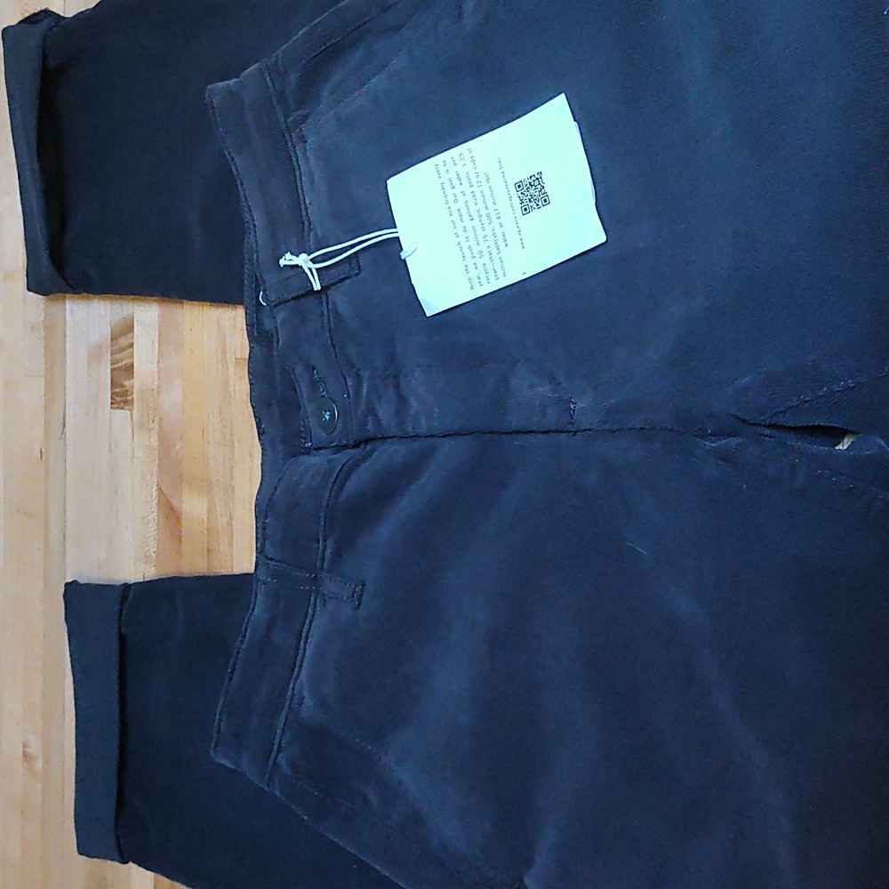 AG ADRIANO GOLDSCHMIED Black  Corduroy "CADEN" SKINNY Jeans 25 reg Stretch NEW